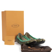 koop online tegen de beste prijs Tod's Python Ballet Flats - sze 41