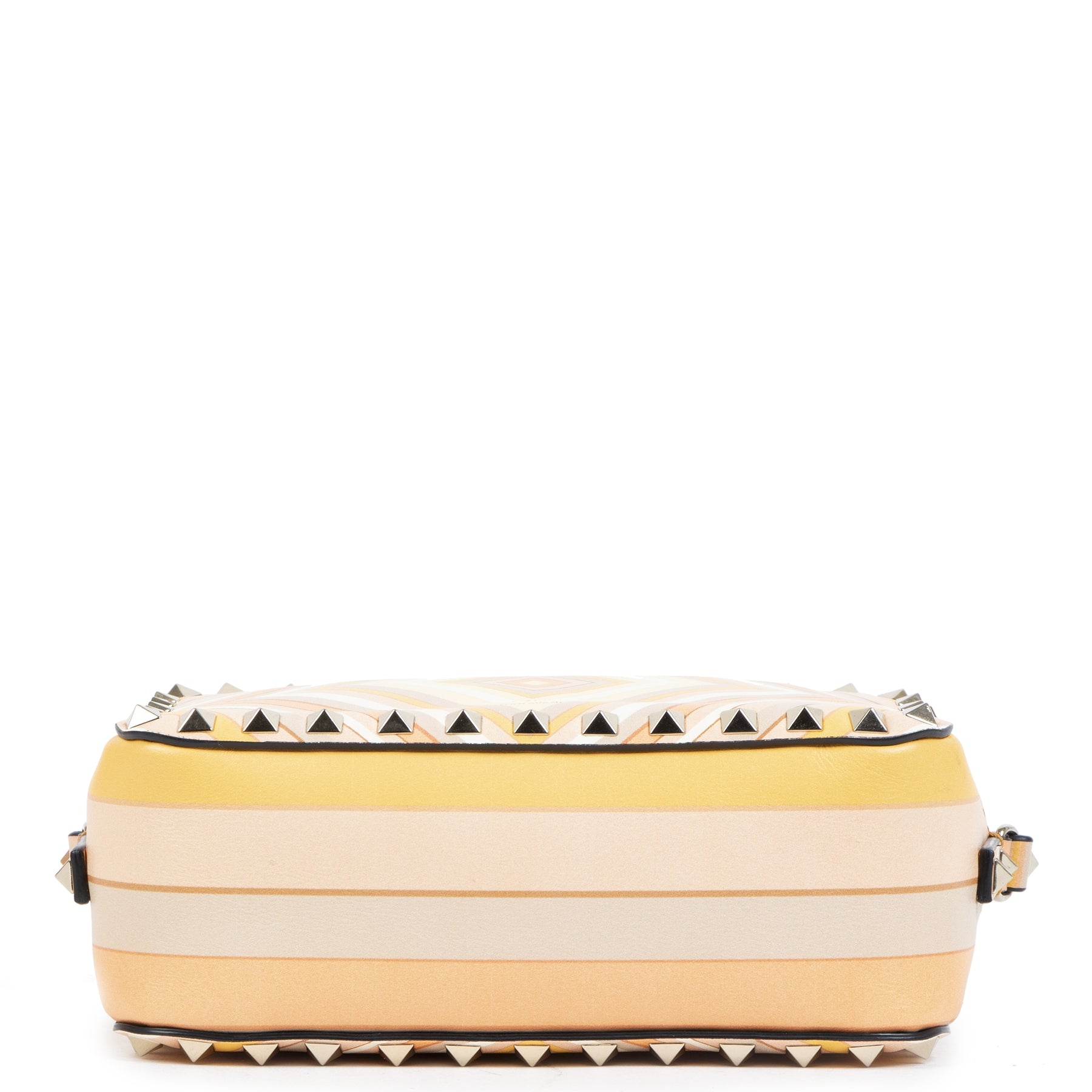 Are you looking for an authentic item? Valentino Rockstud 1975 Camera Calfskin Sorbet Leather Cross Body Bag on sale