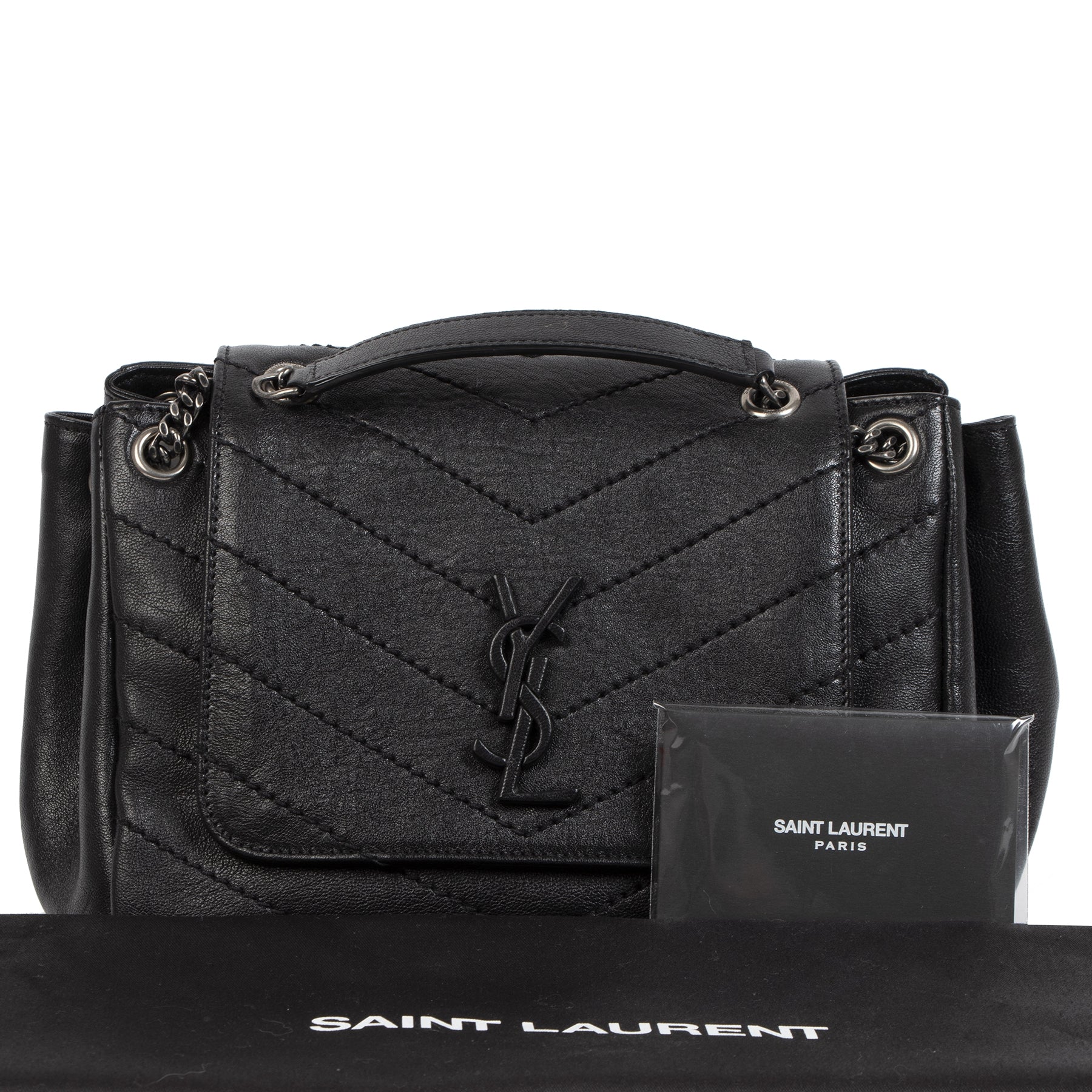 Saint Laurent Black Nolita Small Shoulder Bag