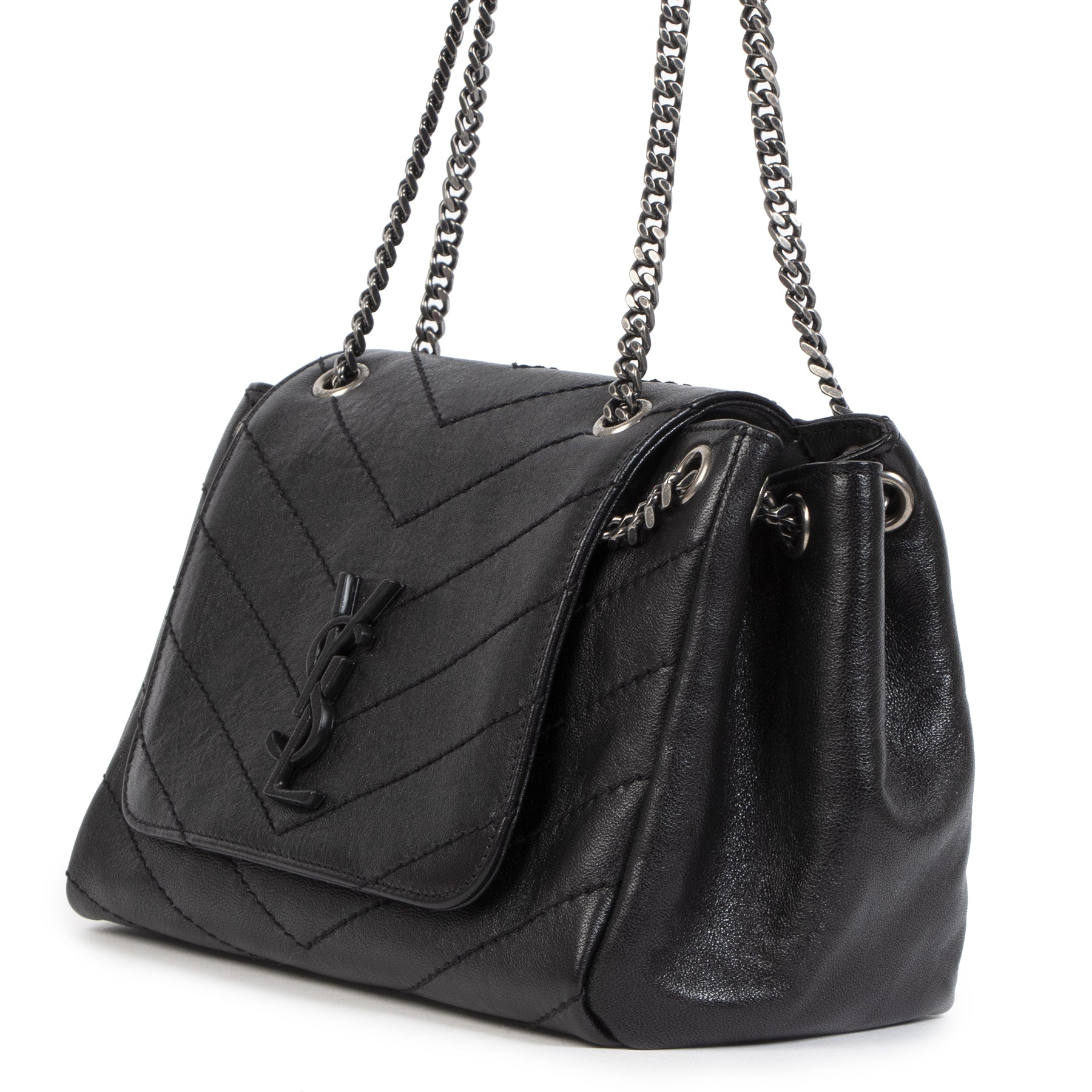 Saint Laurent Black Nolita Small Shoulder Bag