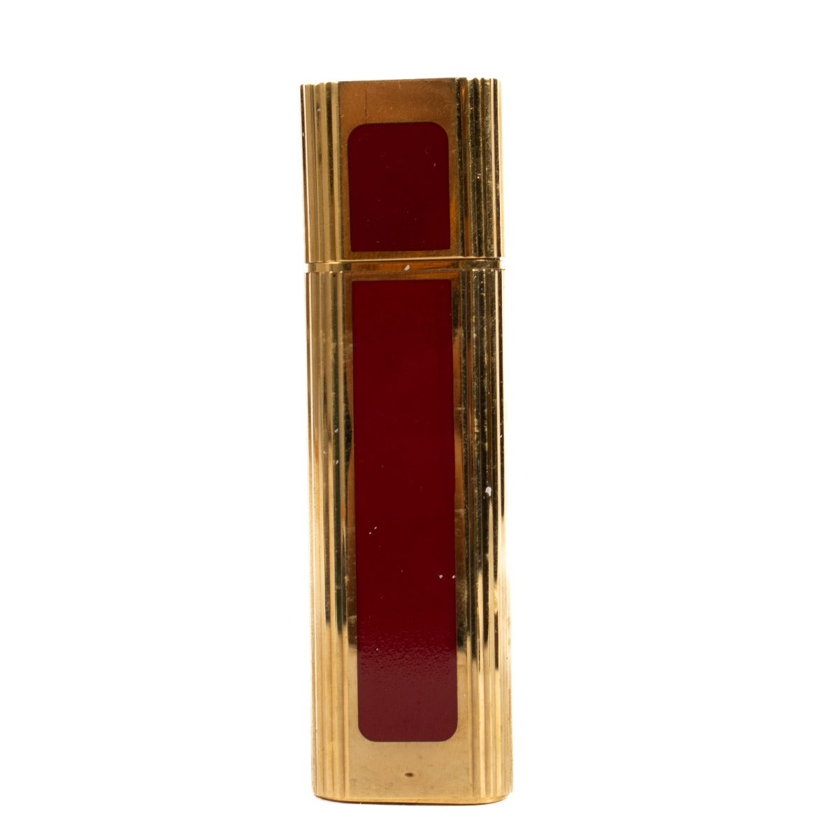 Cartier Gold/Burgundy Perfume Travel Case