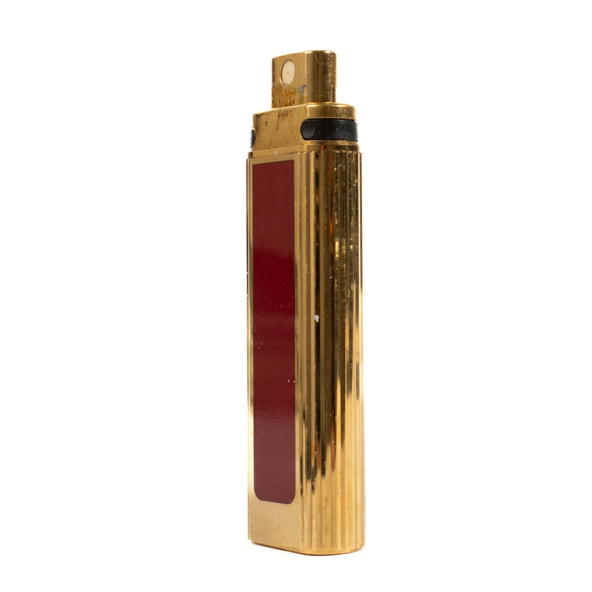 Cartier Gold/Burgundy Perfume Case