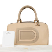 Shop 100% authentic secondhand Delvaux Bicolore Nude/Sand Allure Louise Boston Bag on Labellov.com