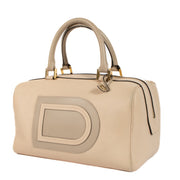 Shop 100% authentic secondhand Delvaux Bicolore Nude/Sand Allure Louise Boston Bag on Labellov.com