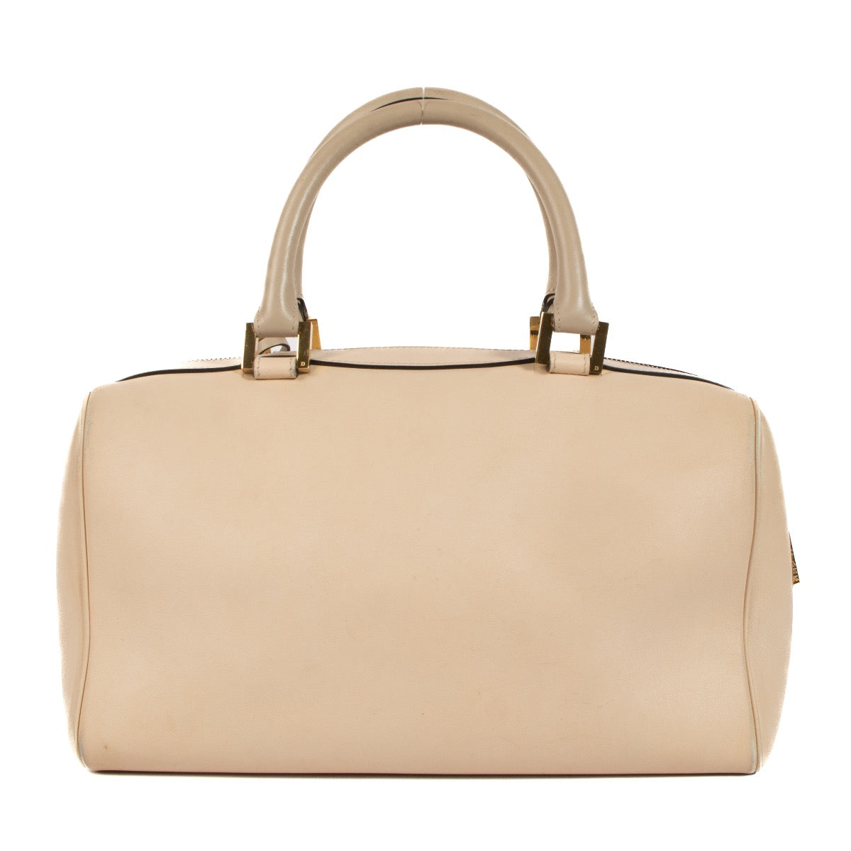 Shop 100% authentic secondhand Delvaux Bicolore Nude/Sand Allure Louise Boston Bag on Labellov.com