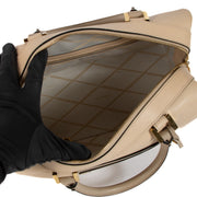 Shop 100% authentic secondhand Delvaux Bicolore Nude/Sand Allure Louise Boston Bag on Labellov.com