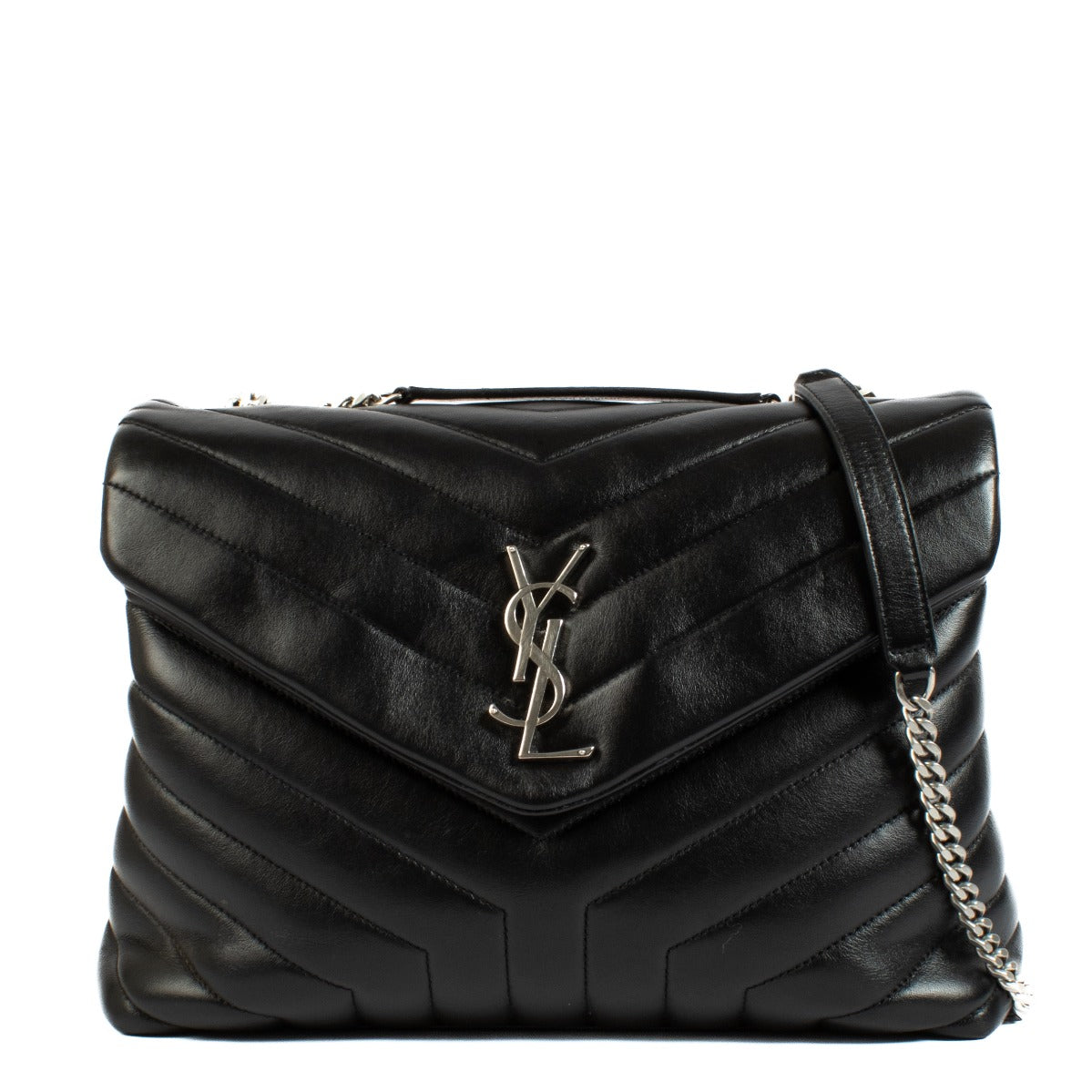 Saint Laurent Black Medium Loulou Bag