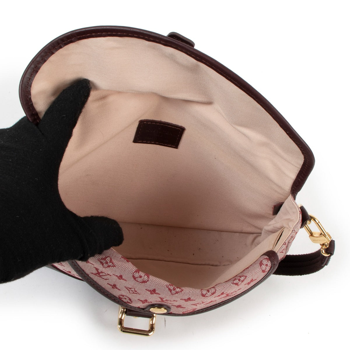 Shop authentic vintage designer luxury second hand Louis Vuitton Blue Monogram Mini Lin Marjorie Bag at Labellov.