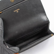 Shop authentic Chanel Black Caviar Front Pocket Wallet On Chain on Labellov.com.