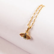 Shop this authentic Cartier Diamond Yellow Gold Bee Pendant Necklace pre-loved on Labellov.com