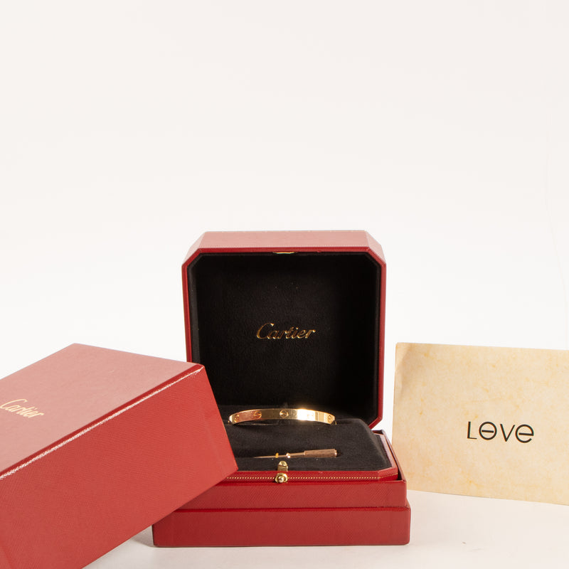 Shop the authentic Cartier Rose Gold LOVE Classic Bracelet on Labellov.com.