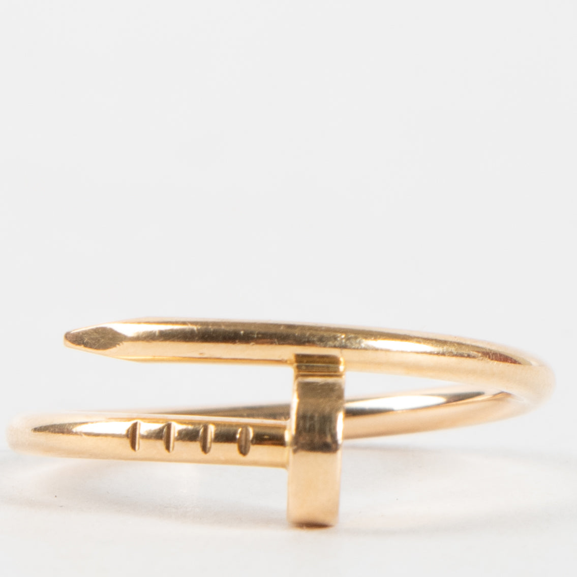 Shop the authentic Cartier Rose Gold Juste Un Clou Small Ring on Labellov.com.