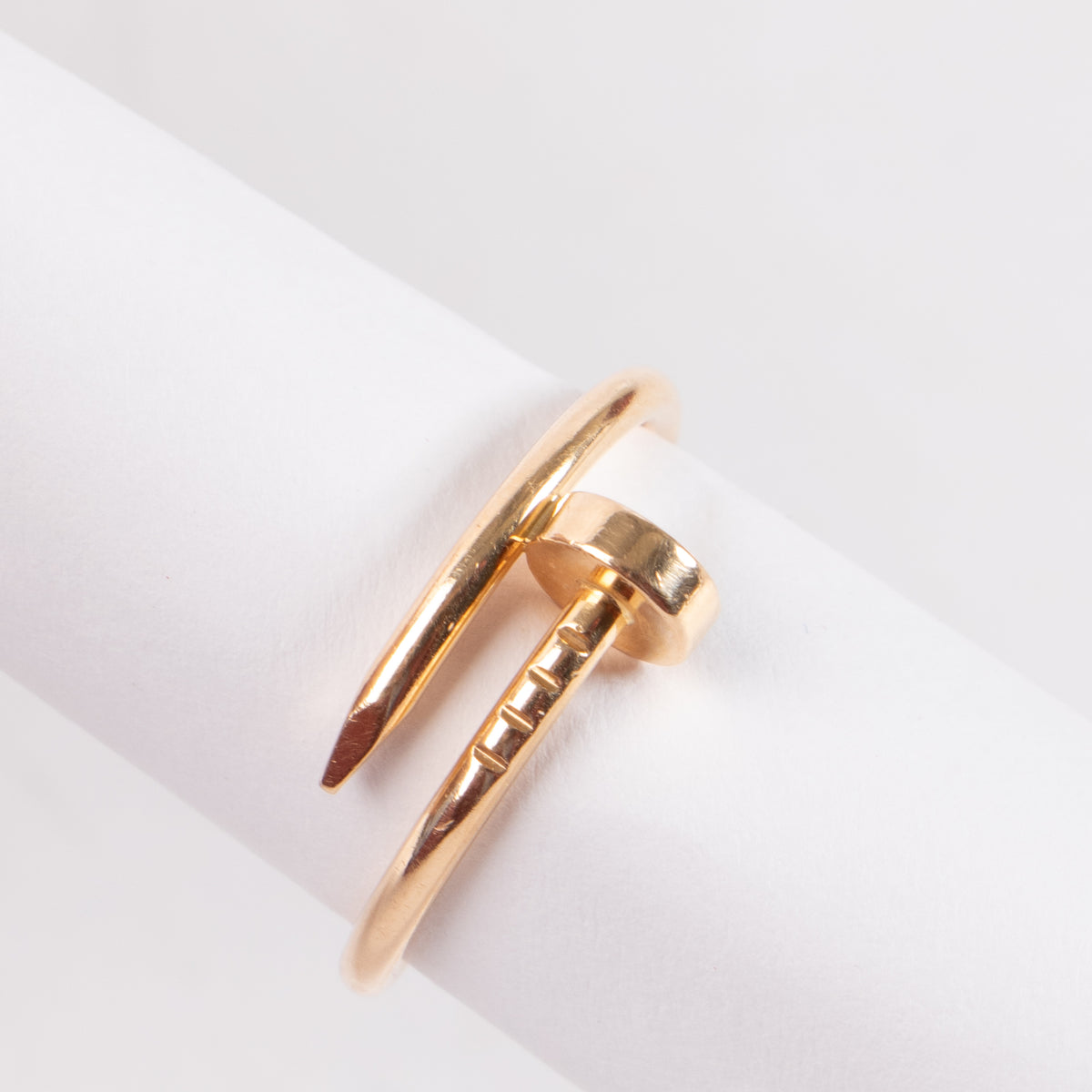 Shop the authentic Cartier Rose Gold Juste Un Clou Small Ring on Labellov.com.