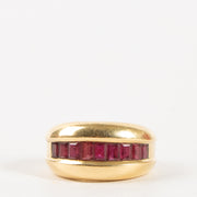 Shop this authentic Cartier Yellow Gold Ruby Odin Ring pre-loved on Labellov.com