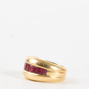 Shop this authentic Cartier Yellow Gold Ruby Odin Ring pre-loved on Labellov.com