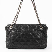 Shop this authentic Chanel Black Ultimate Stitch Top Zip Flap Bag pre-loved on Labellov.com 