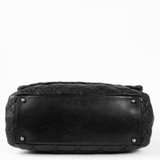Shop this authentic Chanel Black Ultimate Stitch Top Zip Flap Bag pre-loved on Labellov.com 