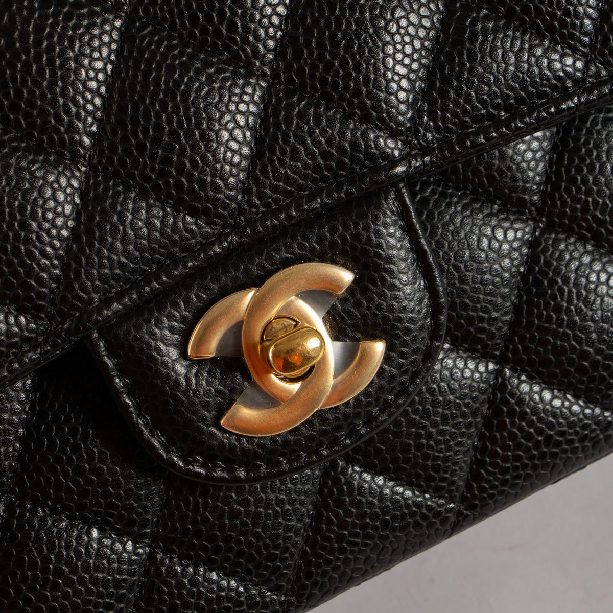 Shop this authentic Chanel Black Caviar Medium Classic 11.12 Handbag Pre-Loved on Labellov.com