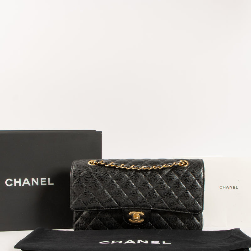 Shop this authentic Chanel Black Caviar Medium Classic 11.12 Handbag Pre-Loved on Labellov.com