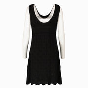 Shop this authentic Chanel Coco Mark Mini Dress - size 40  pre-loved on Labellov.com 