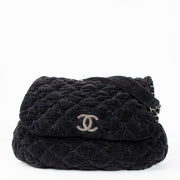 Shop this authentic Chanel Black Moscou Bubble Quilt Bag pre-loved on Labellov.com 