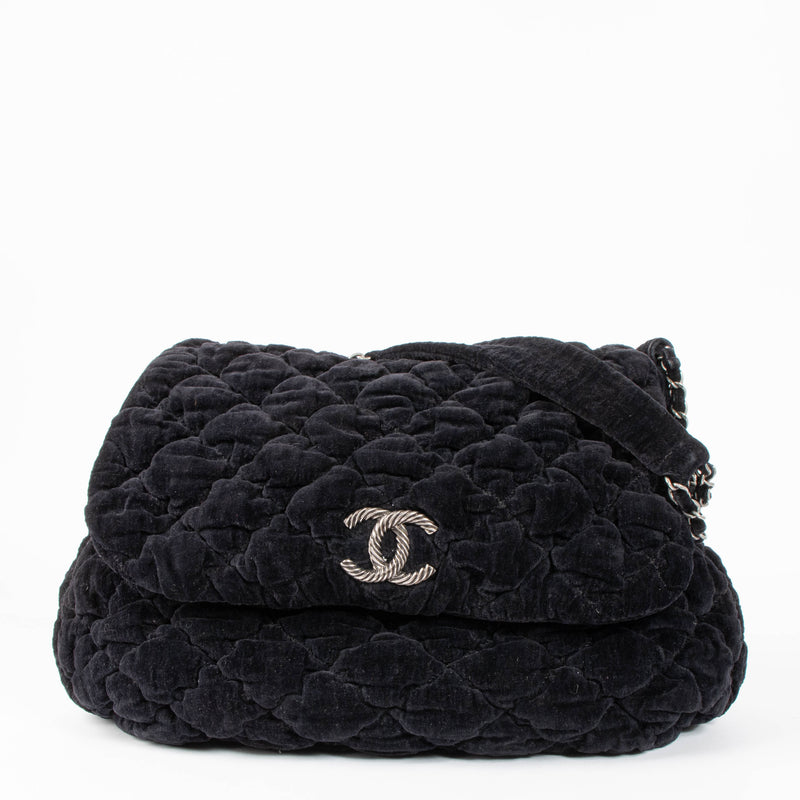 Shop this authentic Chanel Black Moscou Bubble Quilt Bag pre-loved on Labellov.com 