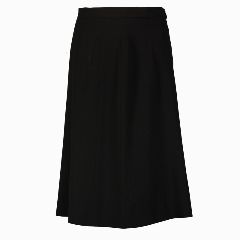 Shop this authentic Chanel Setup Suit Skirt Black 1998 pre-loved on Labellov.com 