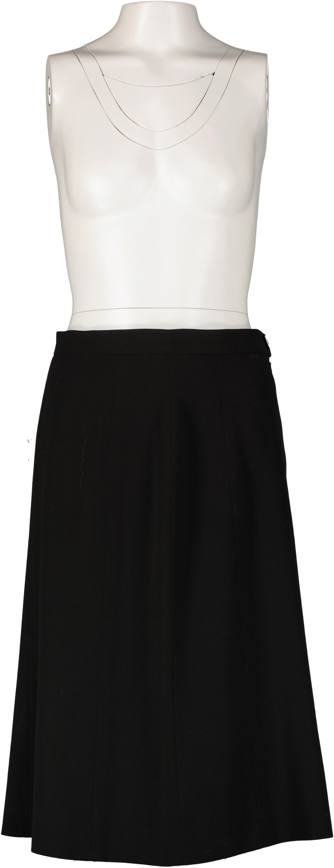 Shop this authentic Chanel Setup Suit Skirt Black 1998 pre-loved on Labellov.com 