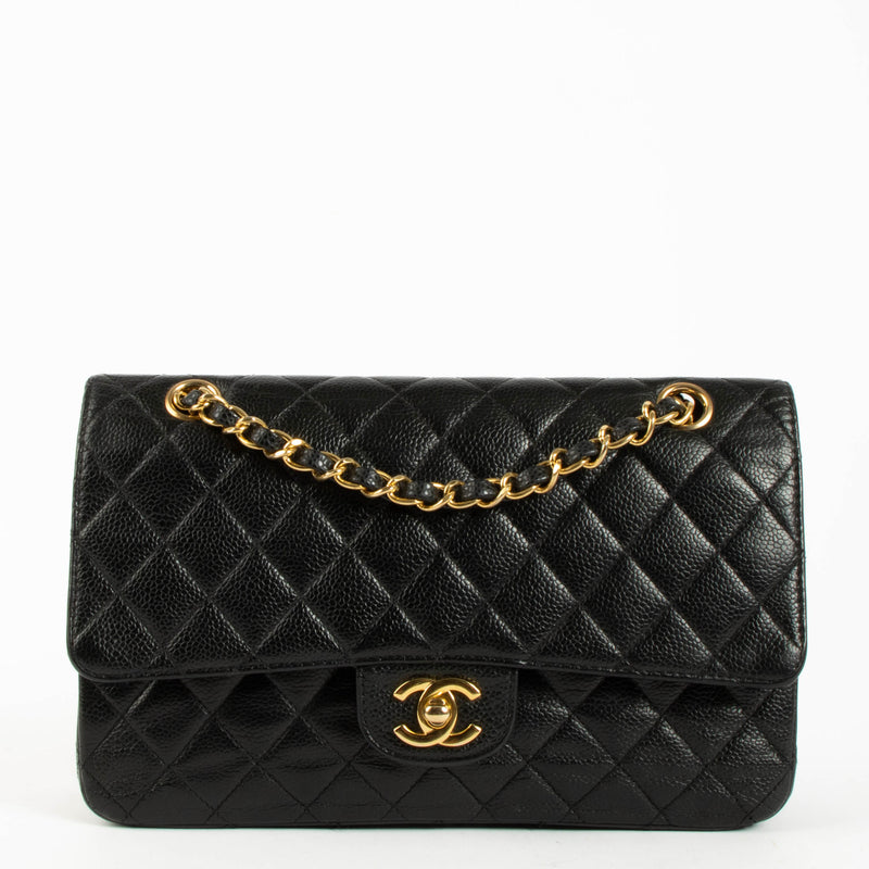 Chanel Black Caviar Medium Classic 11.12 Bag