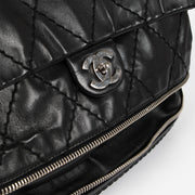 Shop this authentic Chanel Black Stitched Expandable Shoulder Bag pre-loved on Labellov.com 