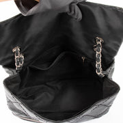 Shop this authentic Chanel Black Stitched Expandable Shoulder Bag pre-loved on Labellov.com 