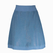 Shop the authentic Chanel Blue Cotton Skirt second hand on Labellov.com