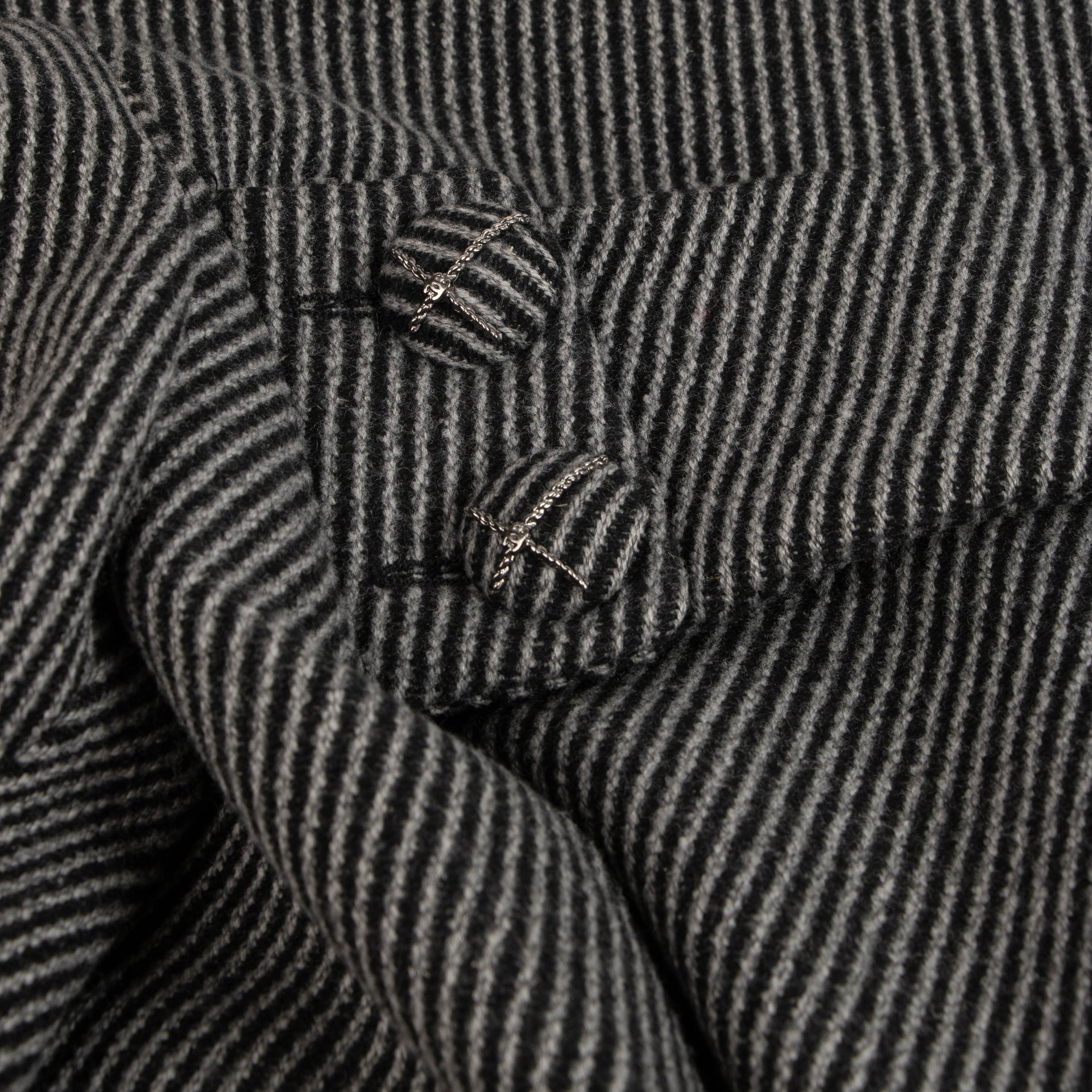 Chanel 07A Grey Coat - Size 40