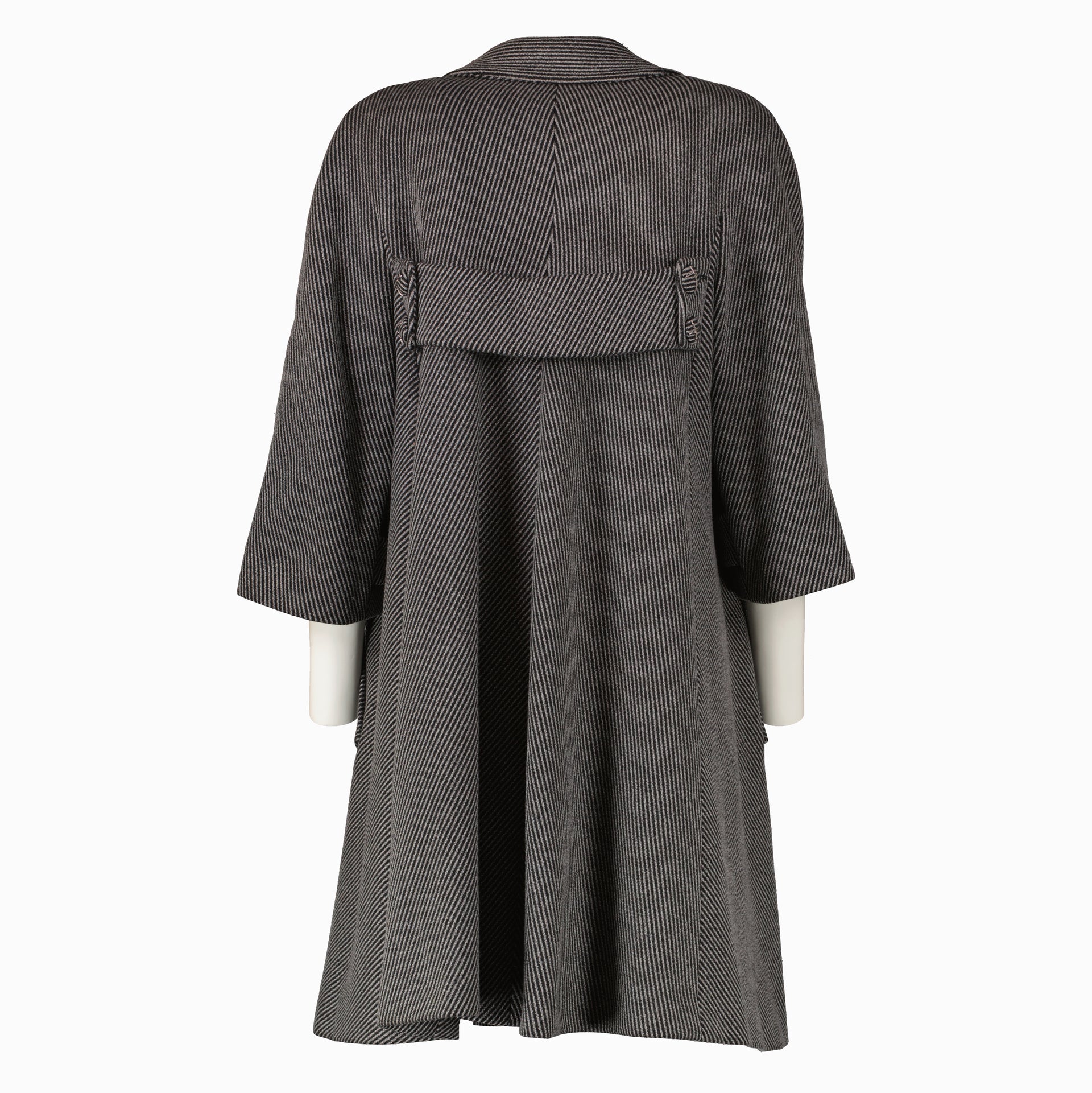 Chanel 07A Grey Coat - Size 40