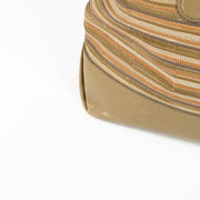 Shop this authentic Delvaux Brown Multicolor Toile de Cuir Palais Bag pre-loved on Labellov.com 