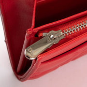 Shop this authentic Christian Dior Red Lady Dior Wallet pre-loved on Labellov.com 