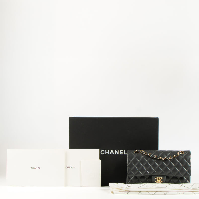 Shop the authentic Chanel Grey Caviar Classic 11.12 Handbag on Labellov.com !