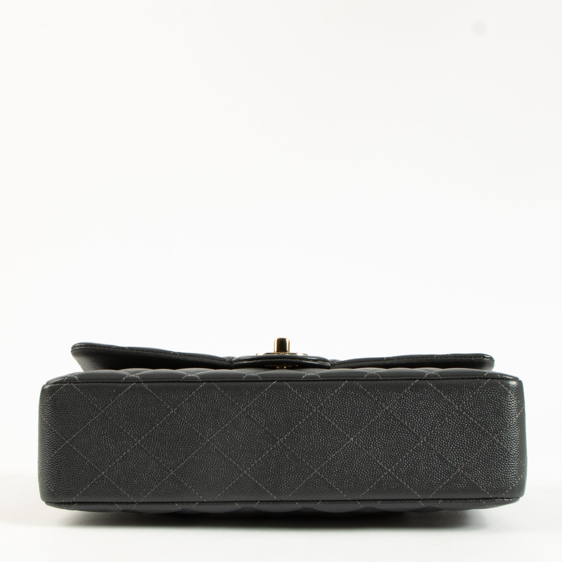Shop the authentic Chanel Grey Caviar Classic 11.12 Handbag on Labellov.com !