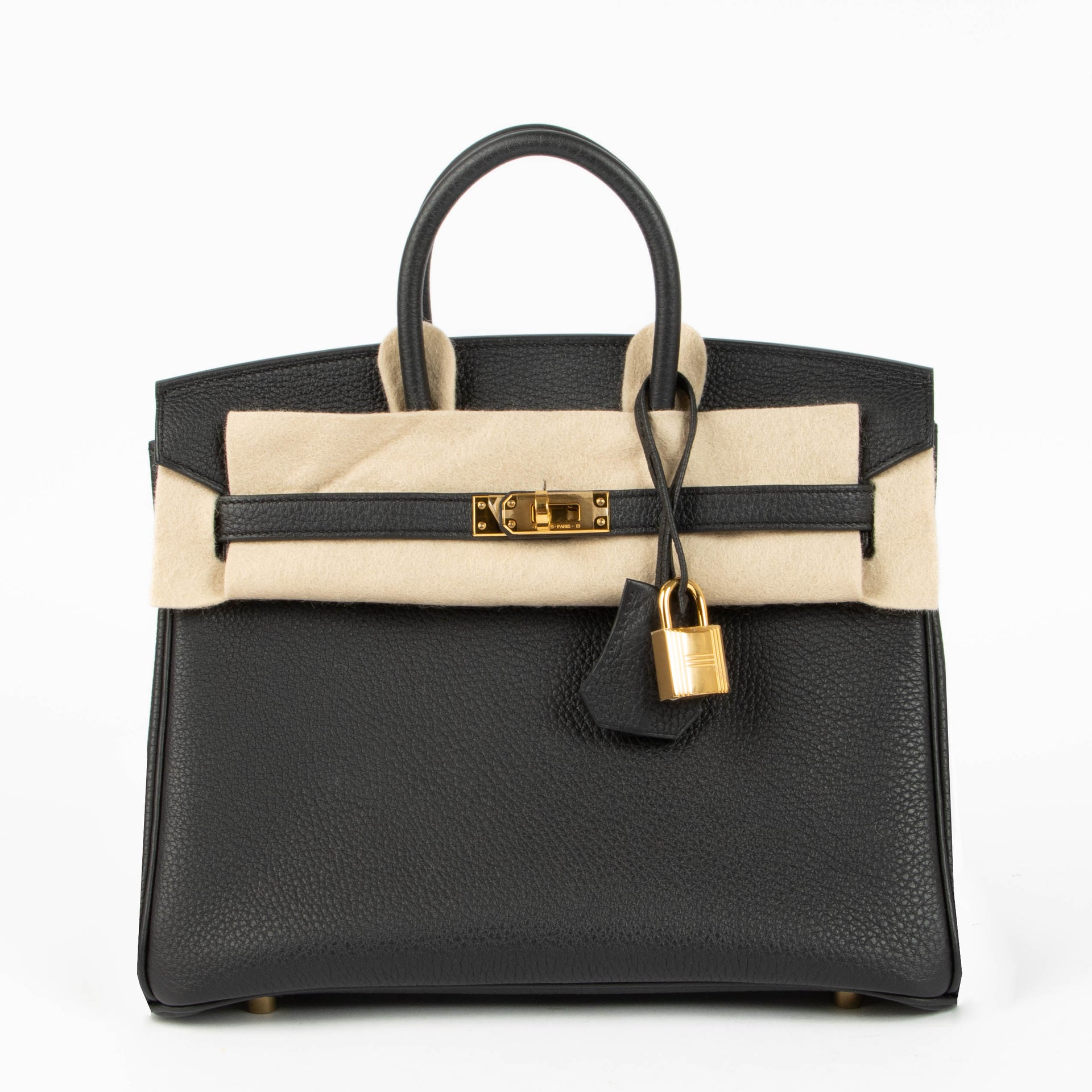 Hermes Birkin 25 Black Togo GHW