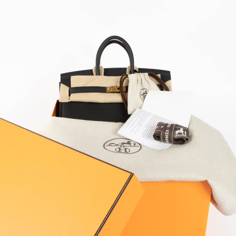 Hermes Birkin 25 Black Togo GHW