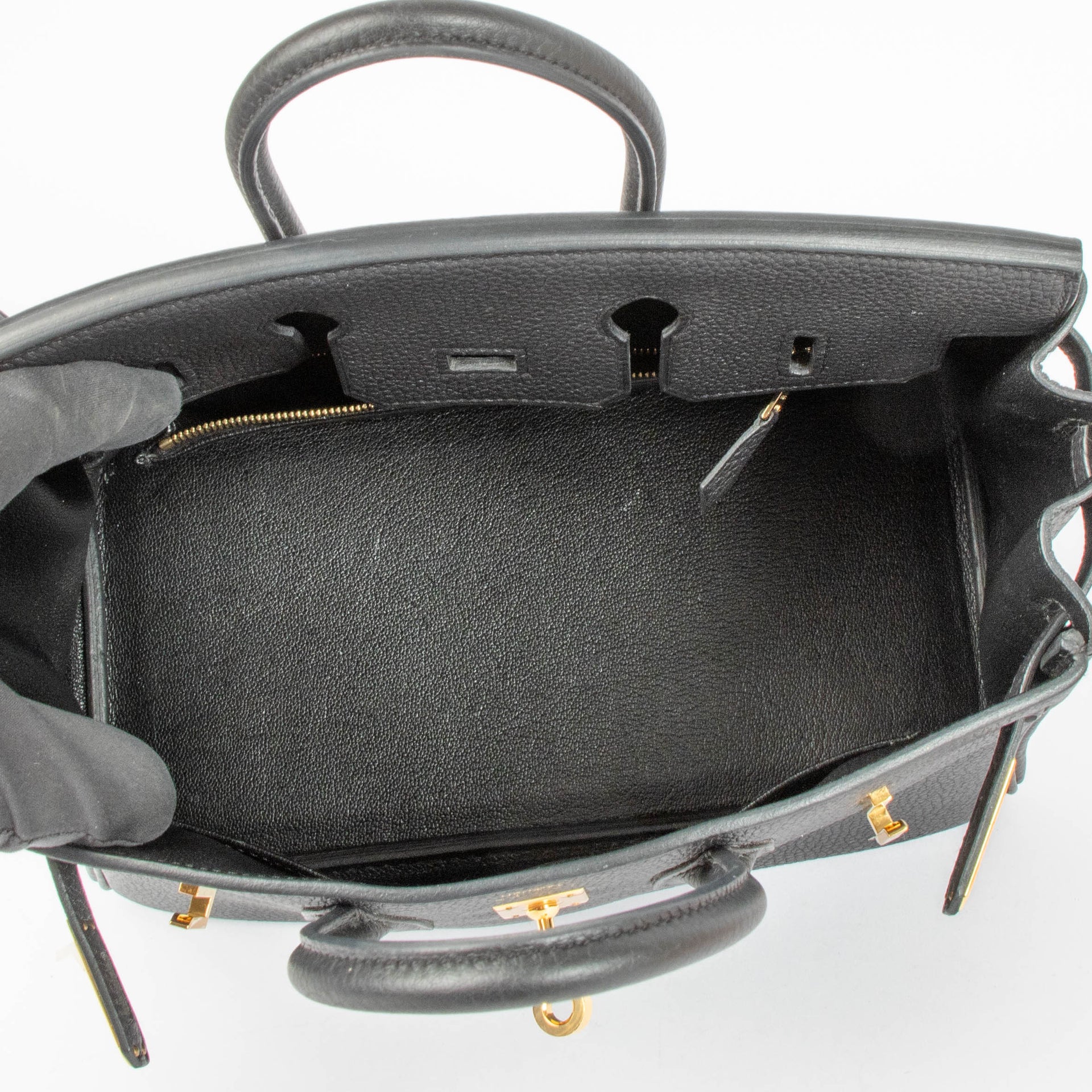 Hermes Birkin 25 Black Togo GHW