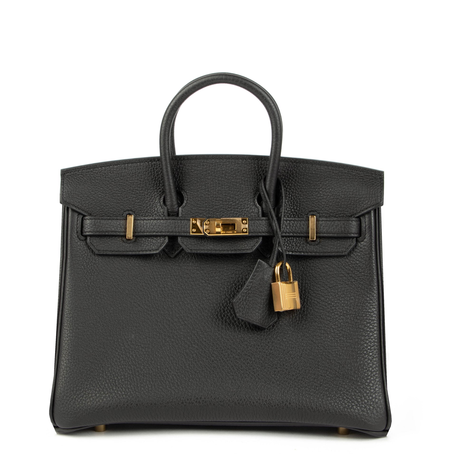 Hermes Birkin 25 Black Togo GHW