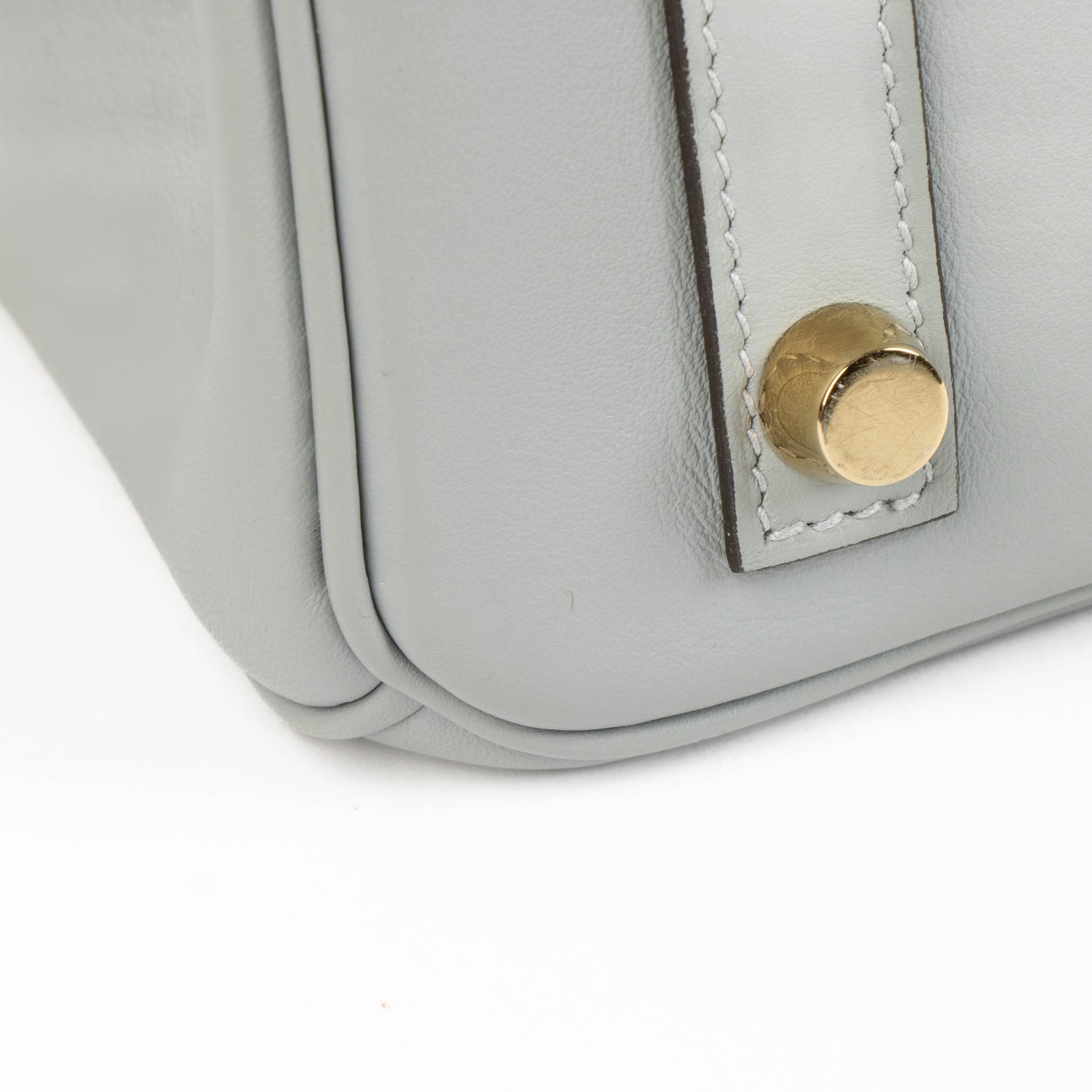 Hermès Birkin 25 Gris Pantin Swift PHW