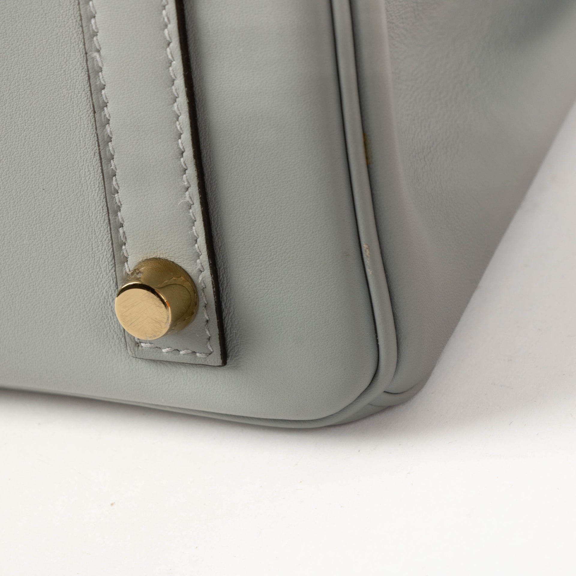 Hermès Birkin 25 Gris Pantin Swift PHW