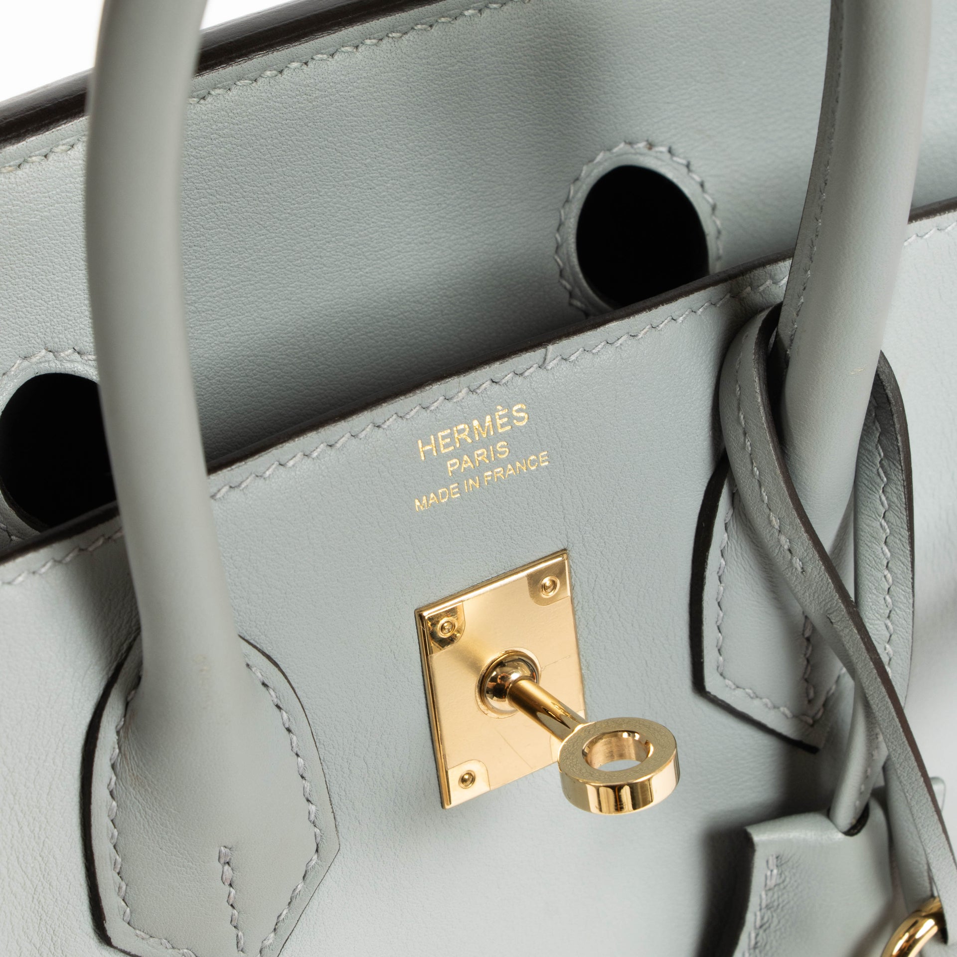 Hermès Birkin 25 Gris Pantin Swift PHW