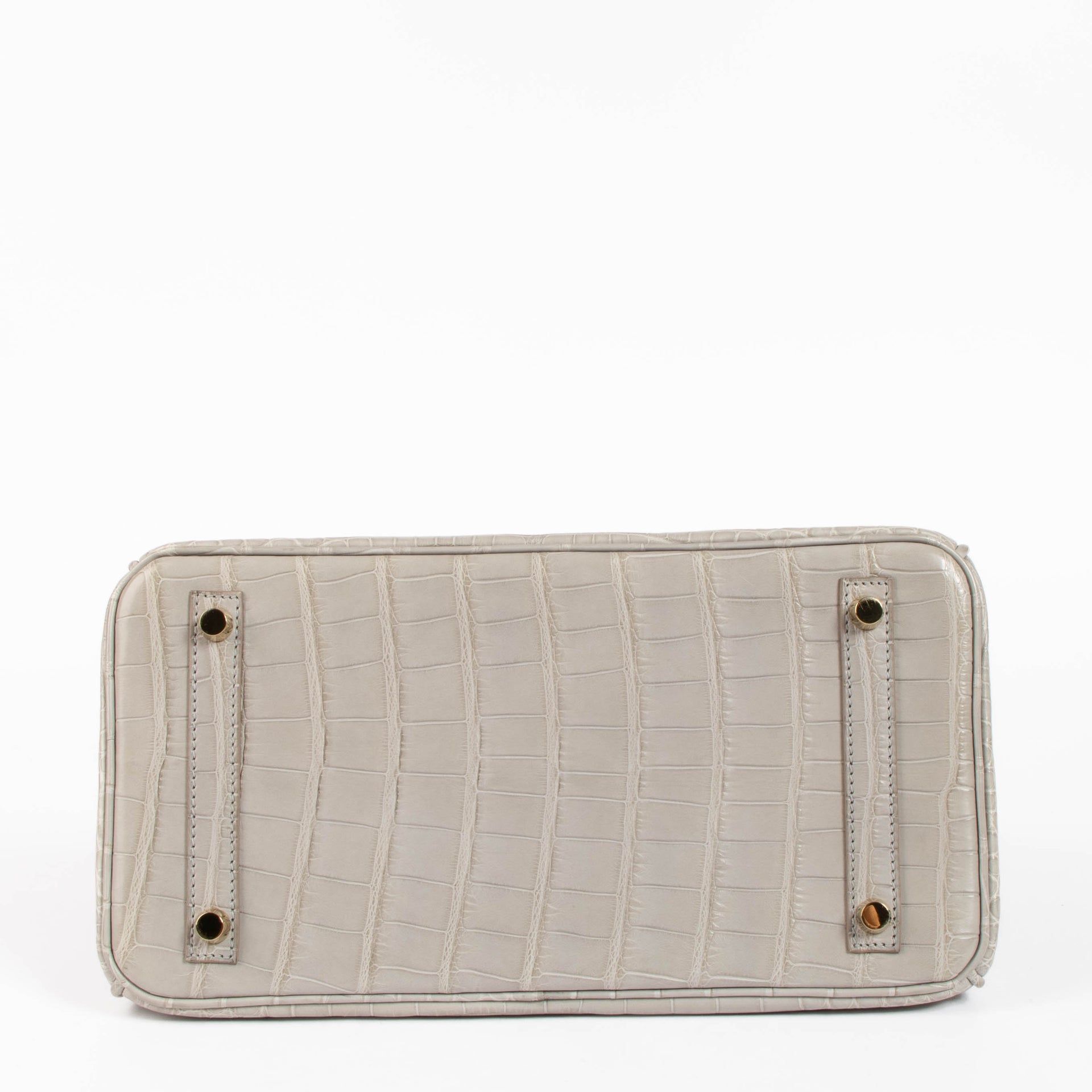 Hermès HSS Birkin 30 Gris Perle Matte Alligator GHW