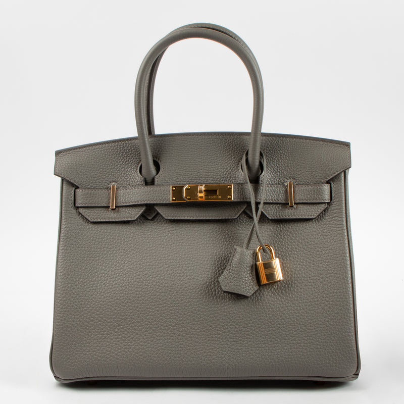 Hermès Birkin 30 Gris Etain Togo RGHW