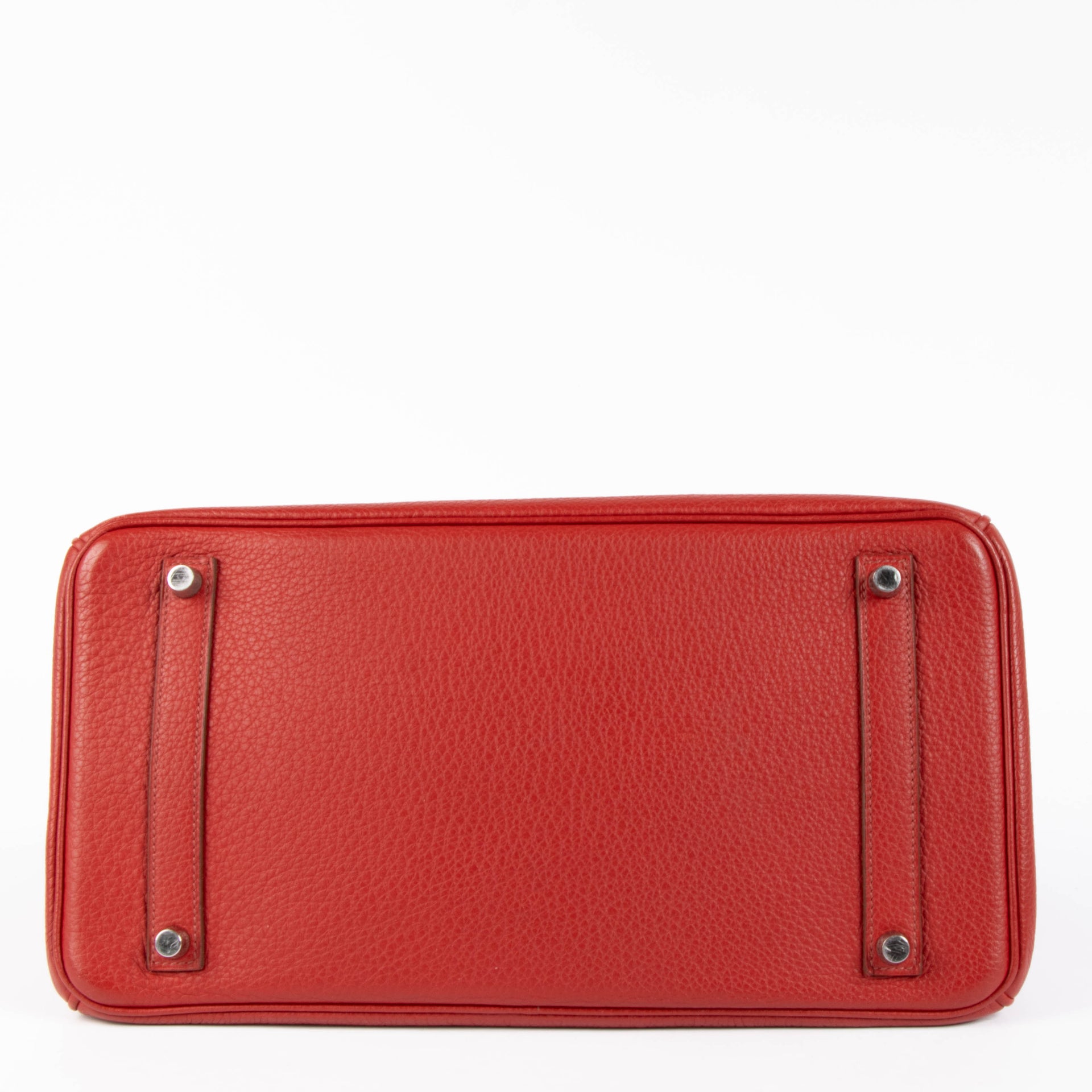 Hermès Birkin 35 Rouge Garance Clemence PHW