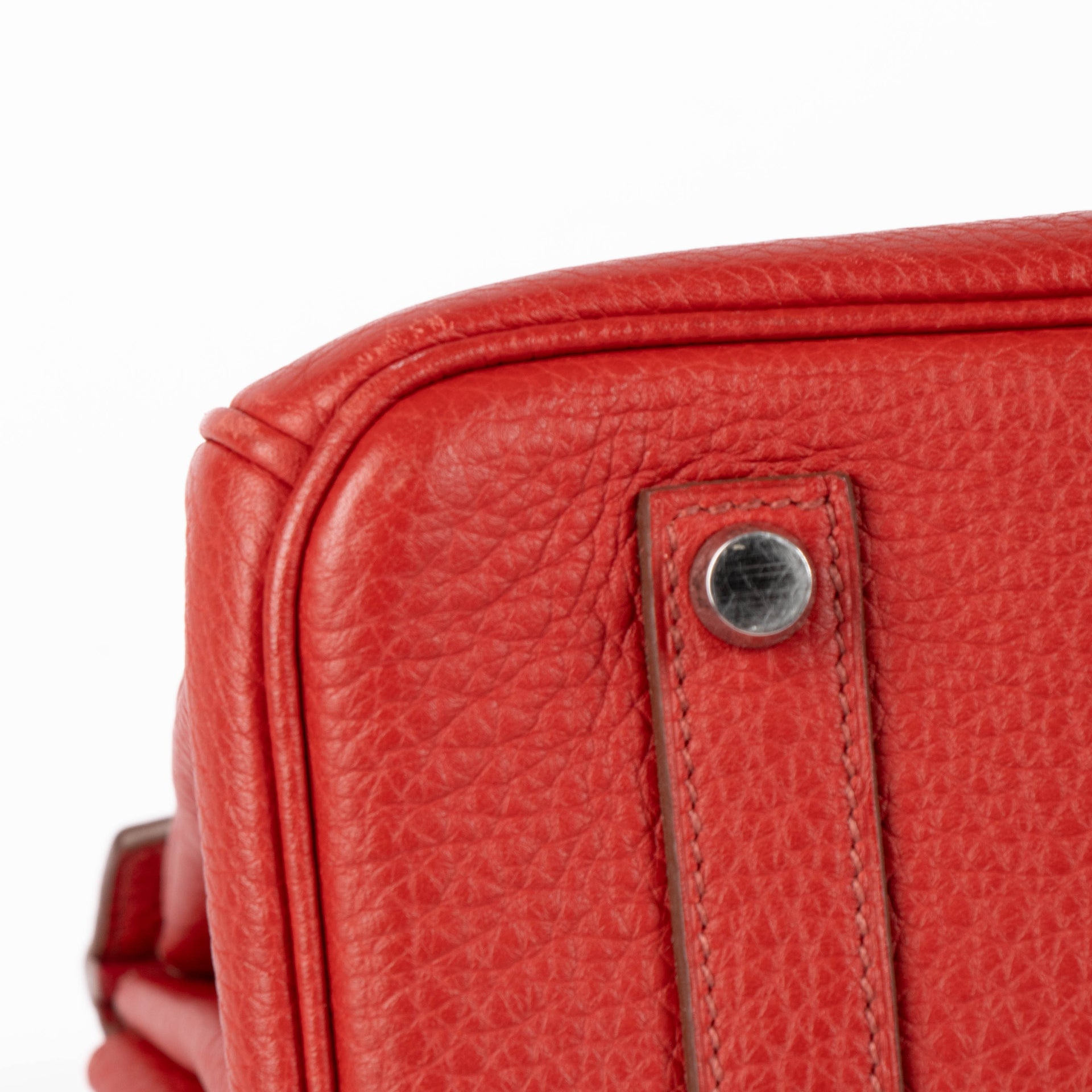 Hermès Birkin 35 Rouge Garance Clemence PHW