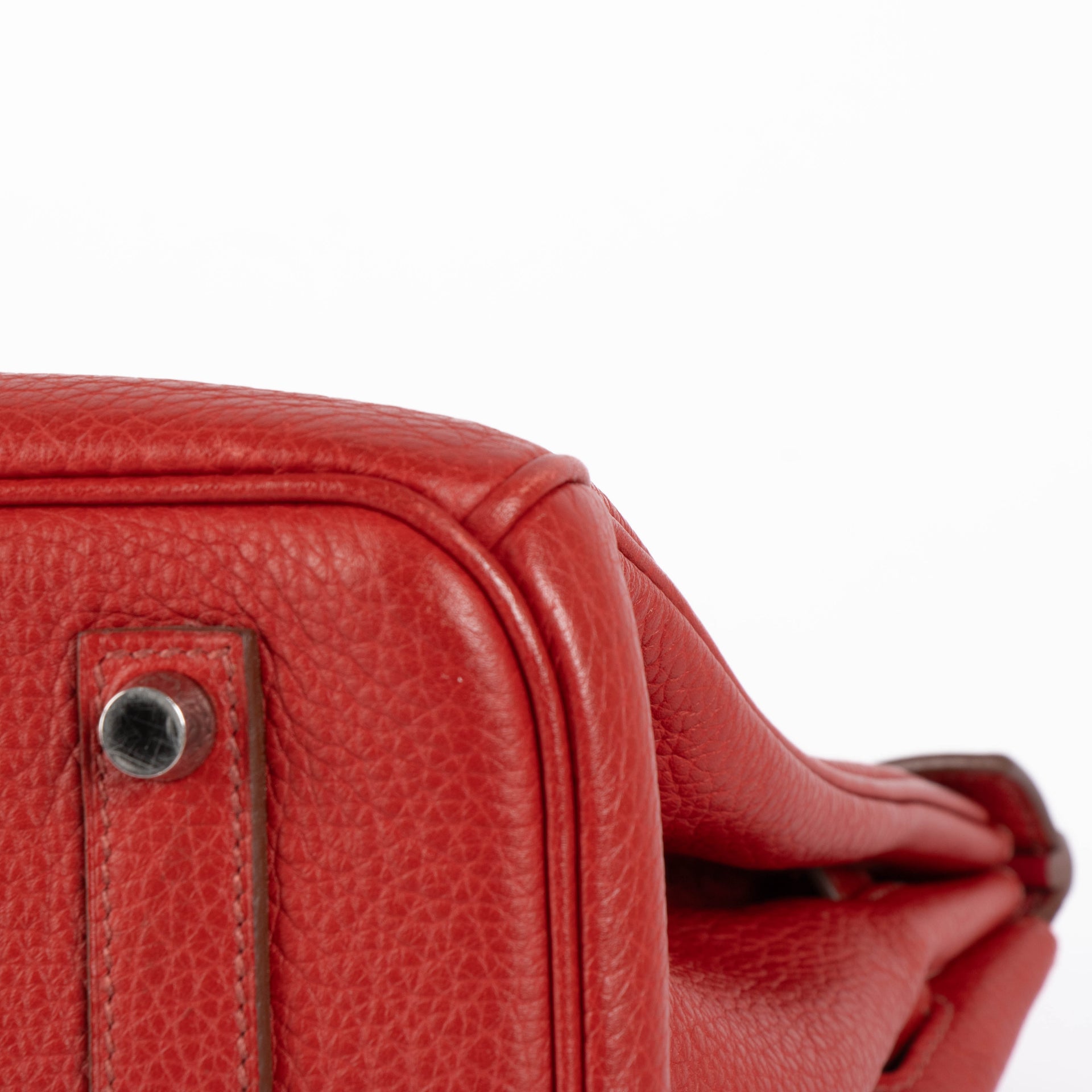 Hermès Birkin 35 Rouge Garance Clemence PHW